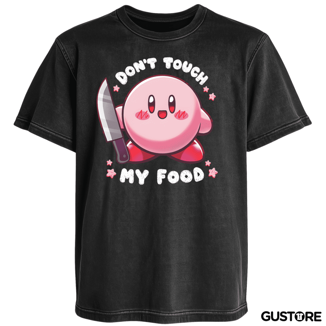 Polera desgastada No Toques mi Comida