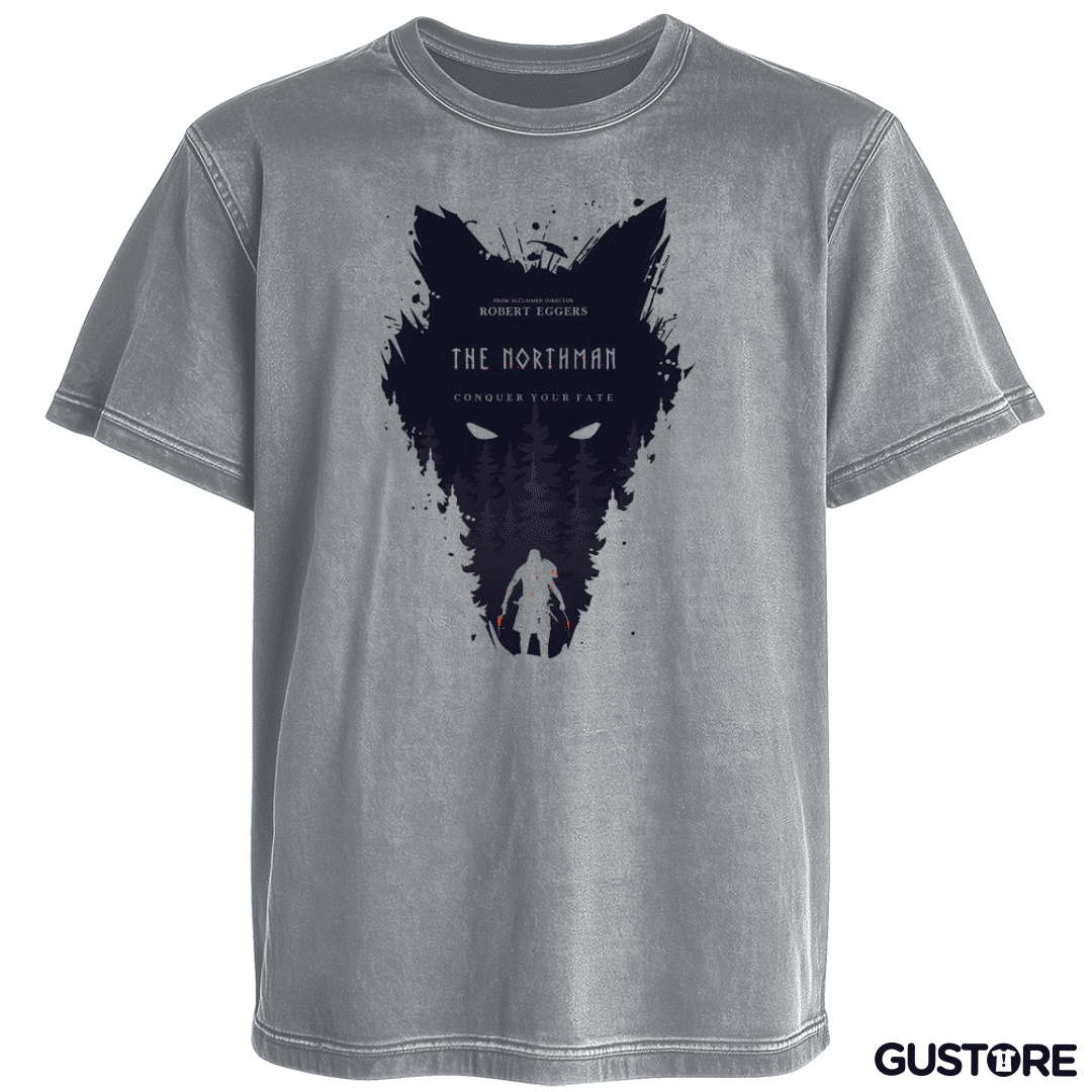 Polera desgastada Lobo Norteño