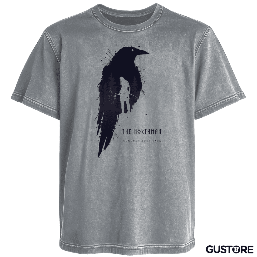 Polera desgastada Cuervo del Norte