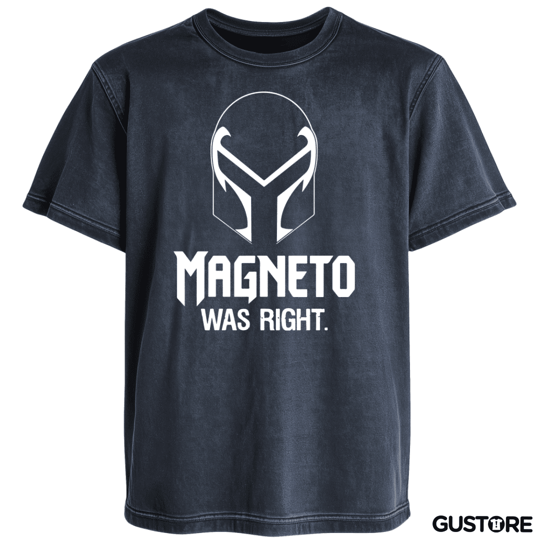 Polera desgastada Magneto was Right