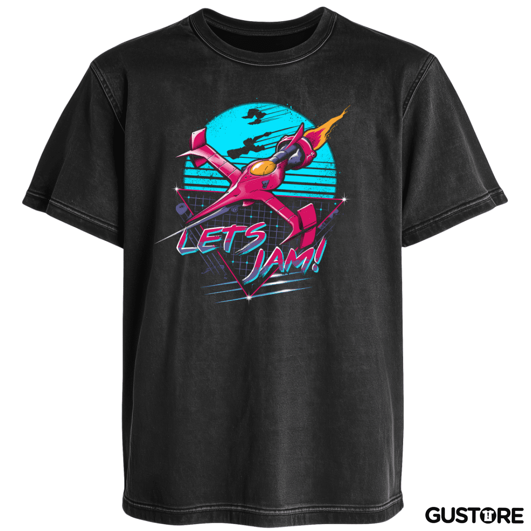 Polera desgastada Lets Jam!