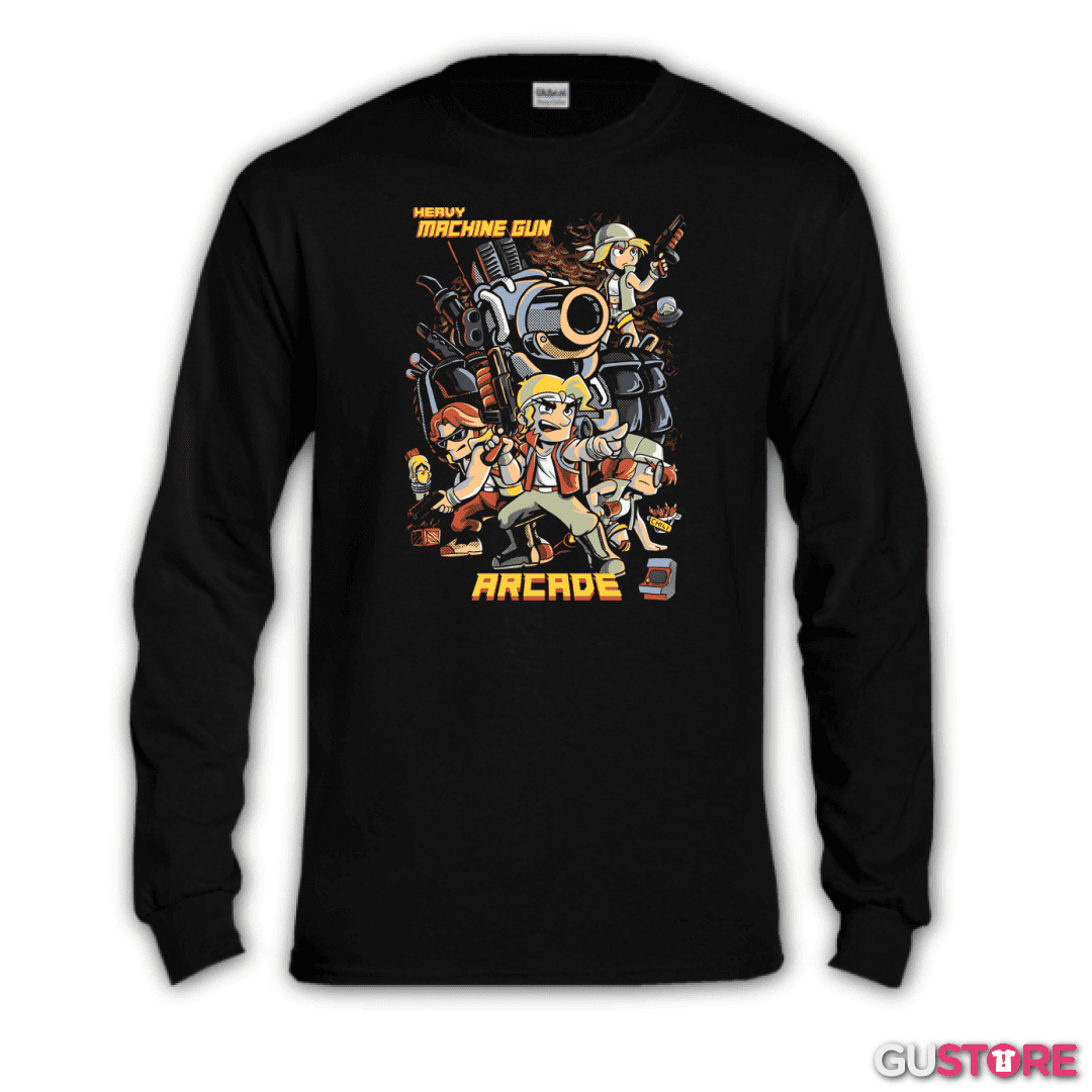 Polera manga larga Heavy Machine Gun