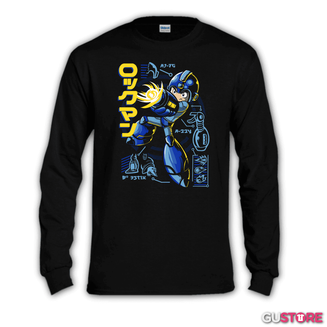 Polera manga larga Mega Robot