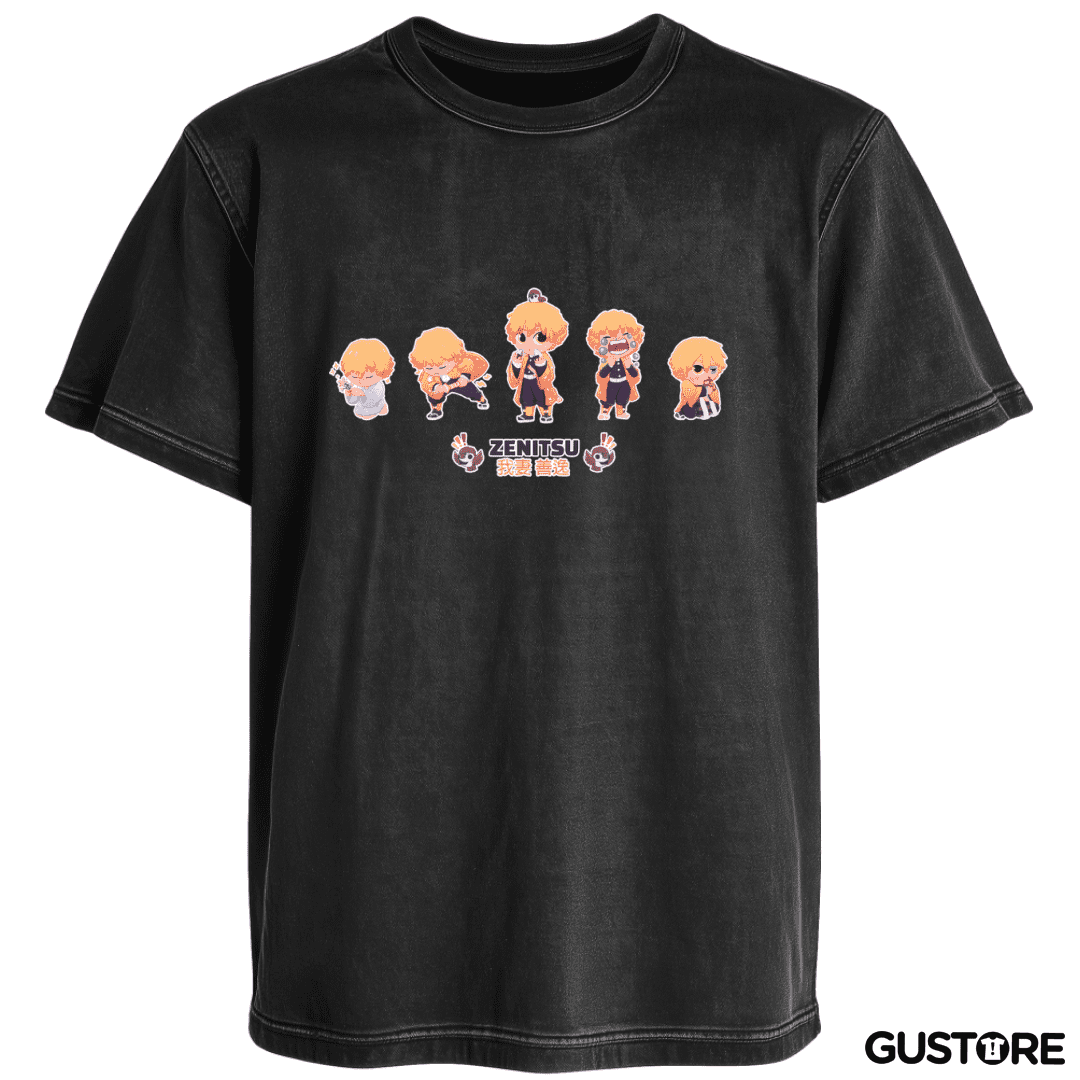 Polera desgastada Chibi Zenitsu