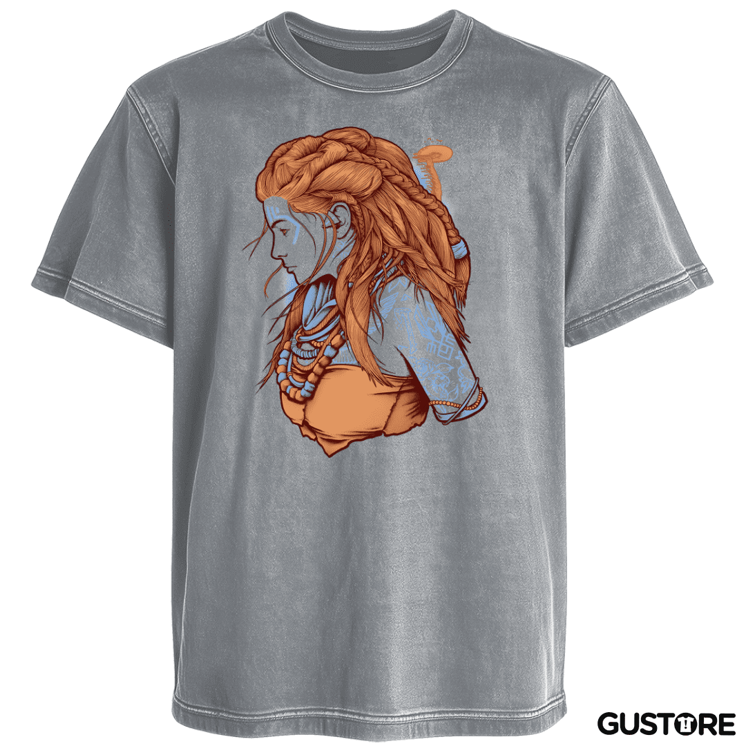 Polera desgastada Horizon