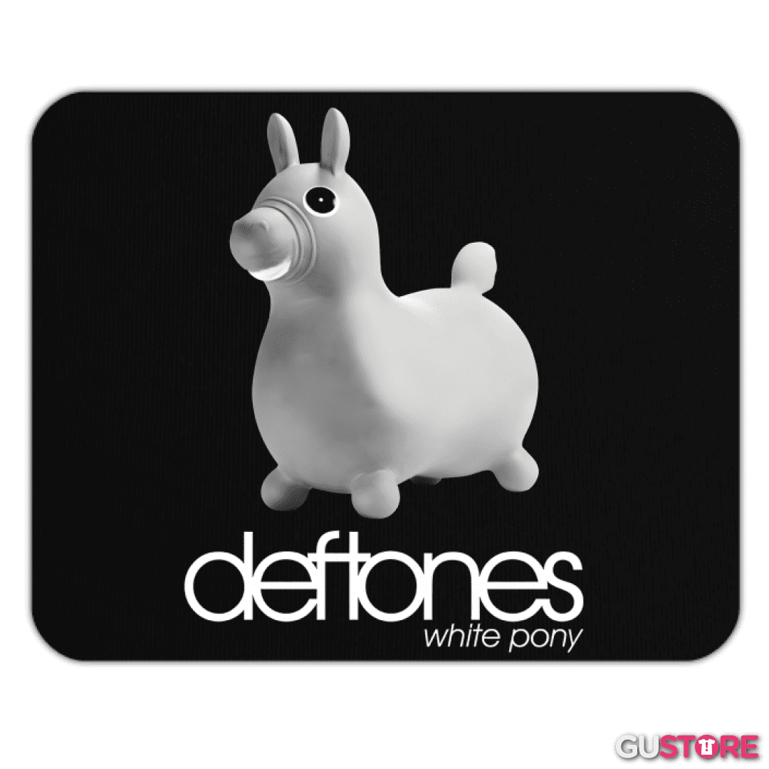Mousepad White Pony