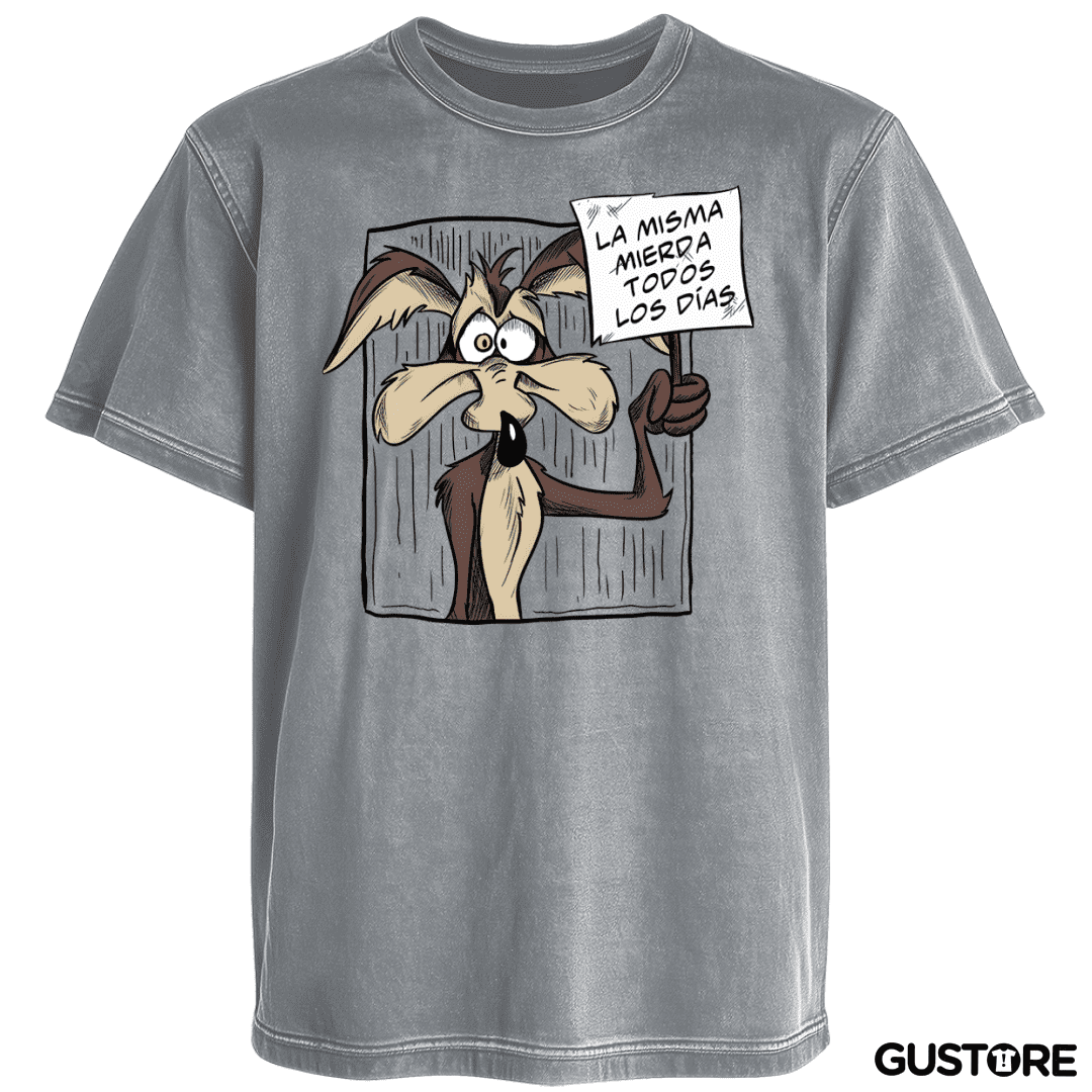 Polera desgastada La Misma Mierda...