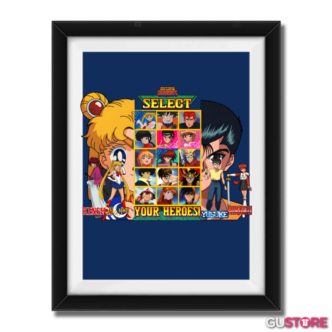 Cuadro decorativo Anime Heroes