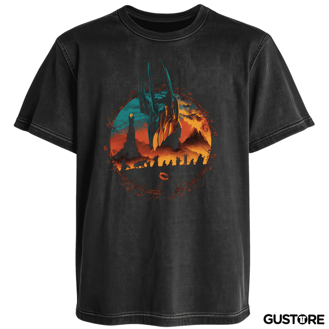 Polera desgastada Comunidad del anillo