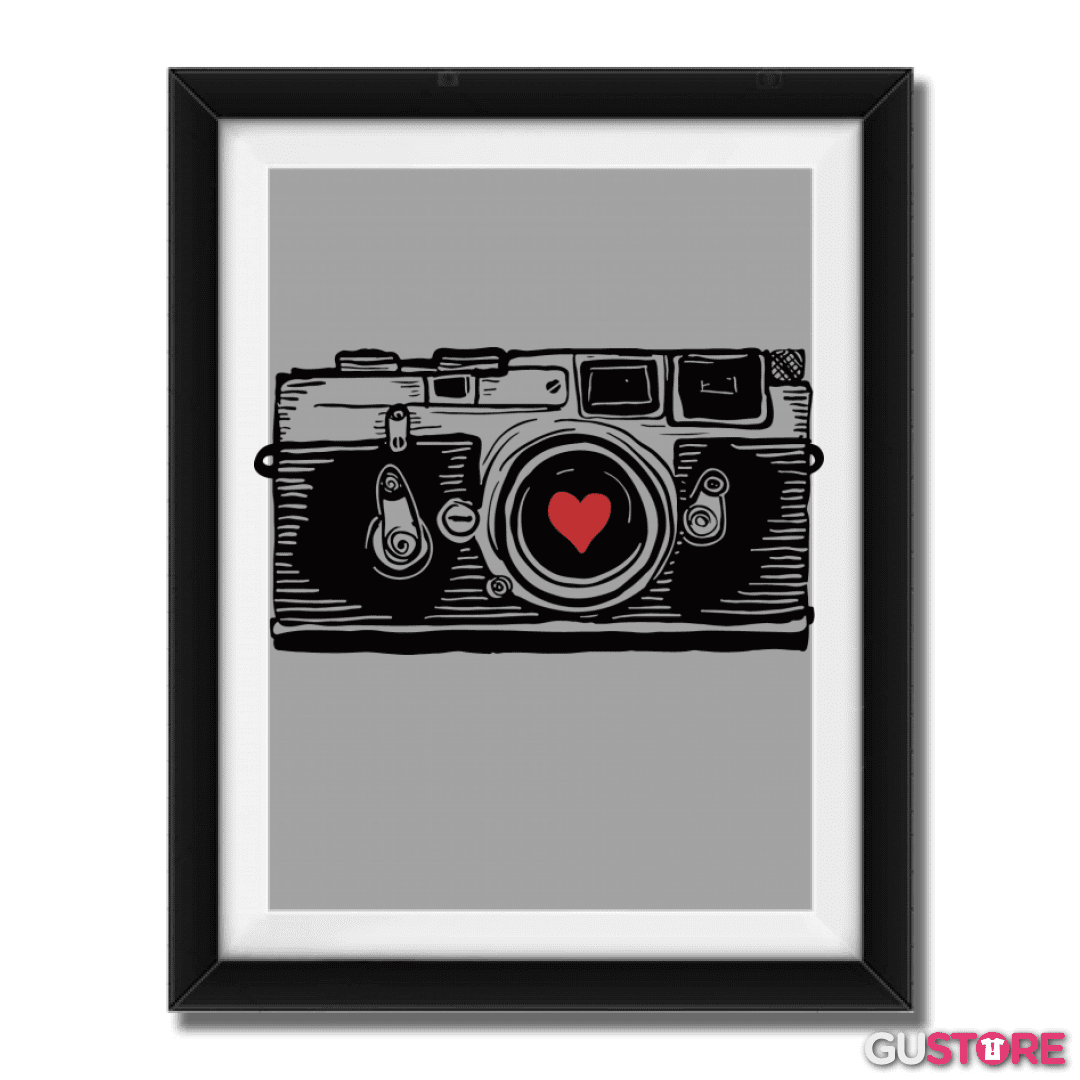 Cuadro decorativo Love Camera