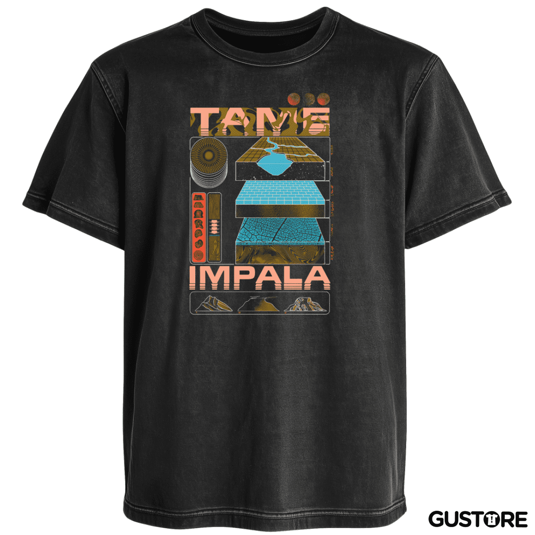 Polera desgastada Tame Impala