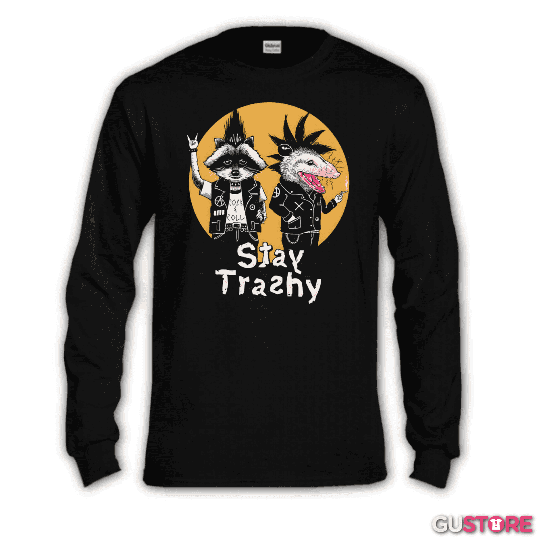 Polera manga larga Stay Trashy