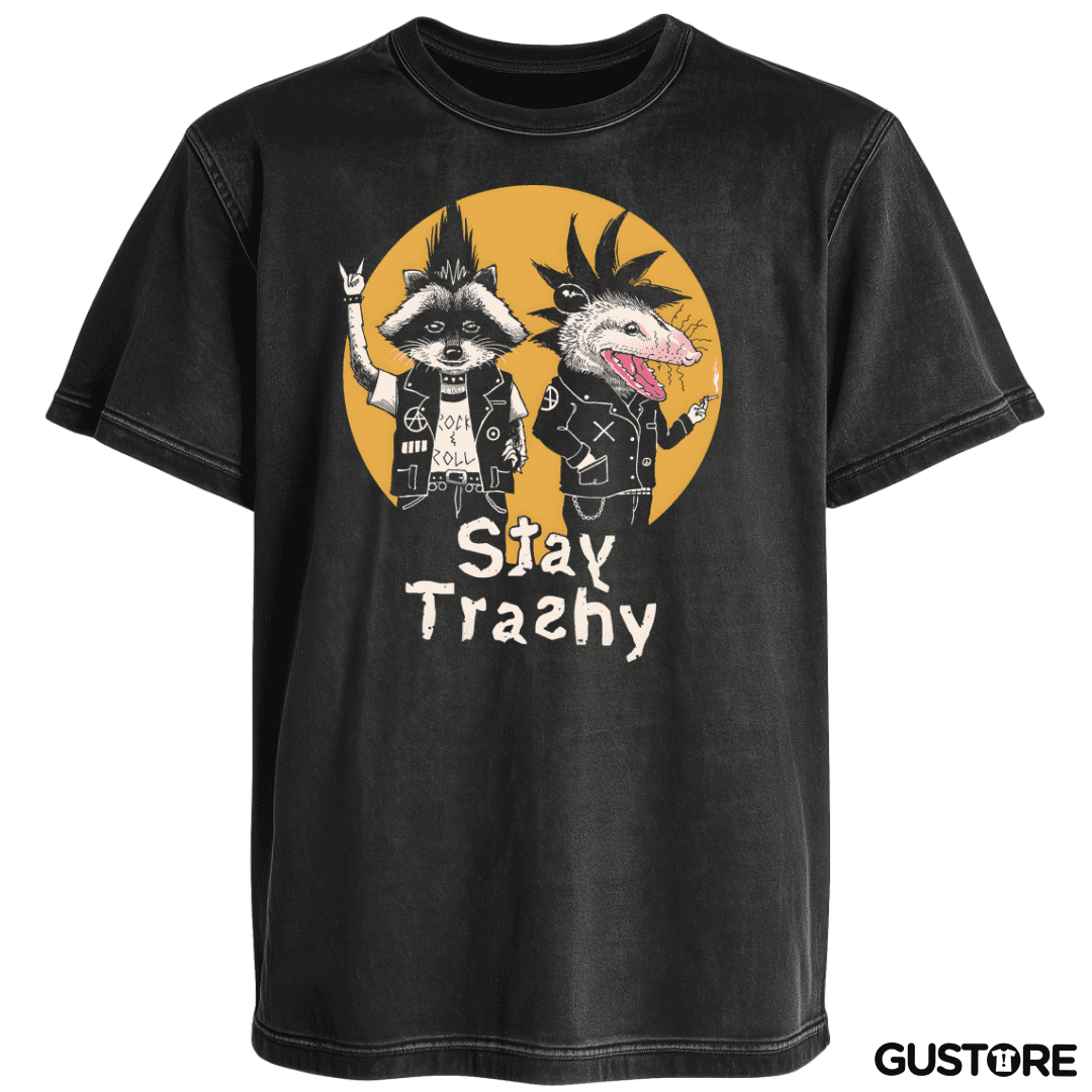 Polera desgastada Stay Trashy