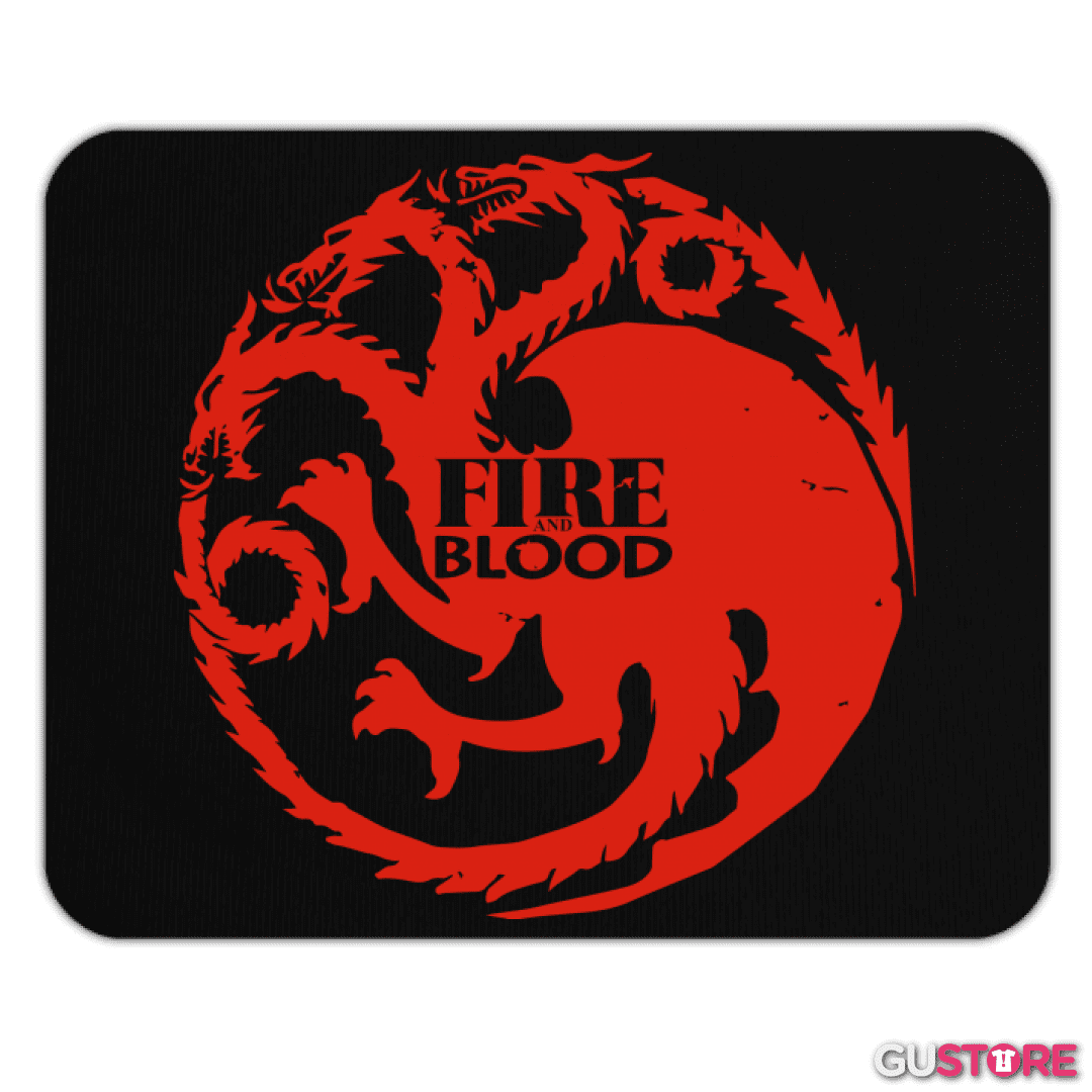 Mousepad Fire and blood