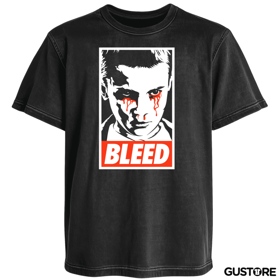 Polera desgastada Bleed