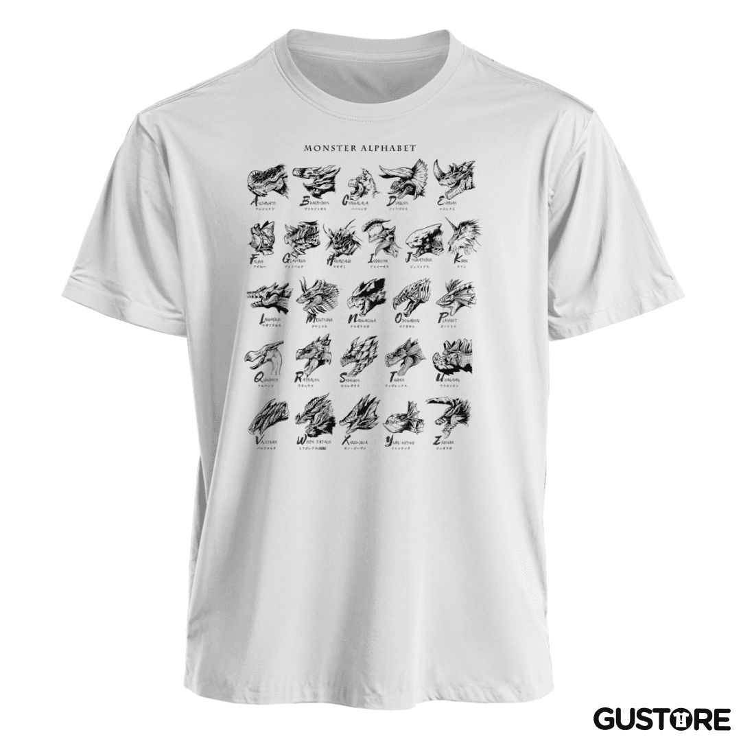 Polera Alfabeto Monstruoso