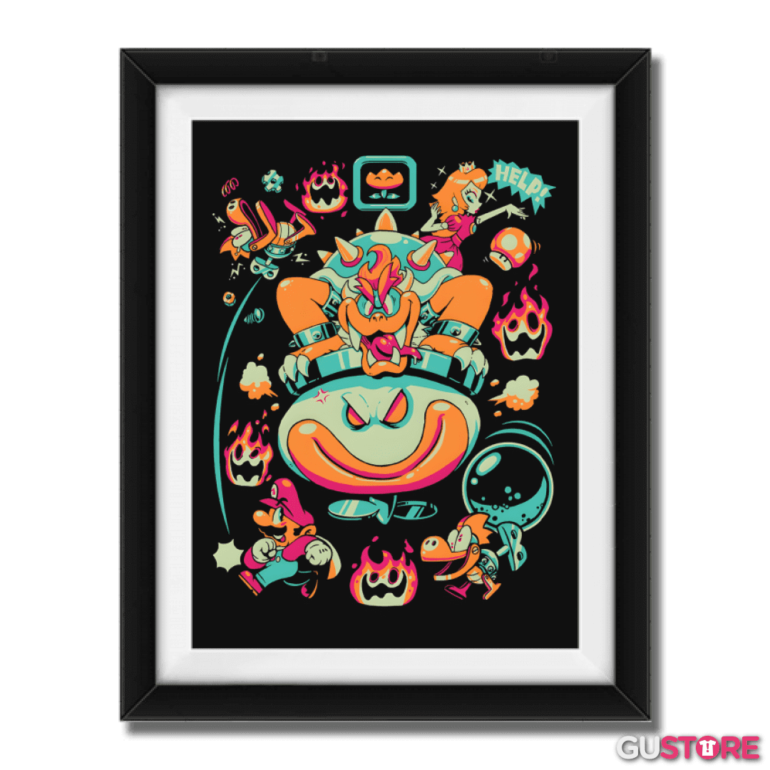 Cuadro decorativo Bowser Final 