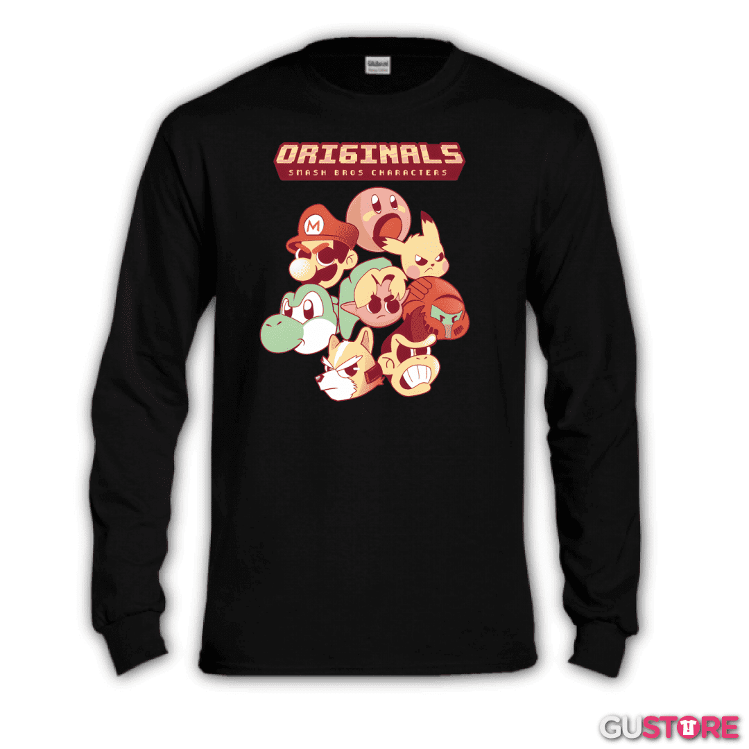 Polera manga larga Originals Smash Bros
