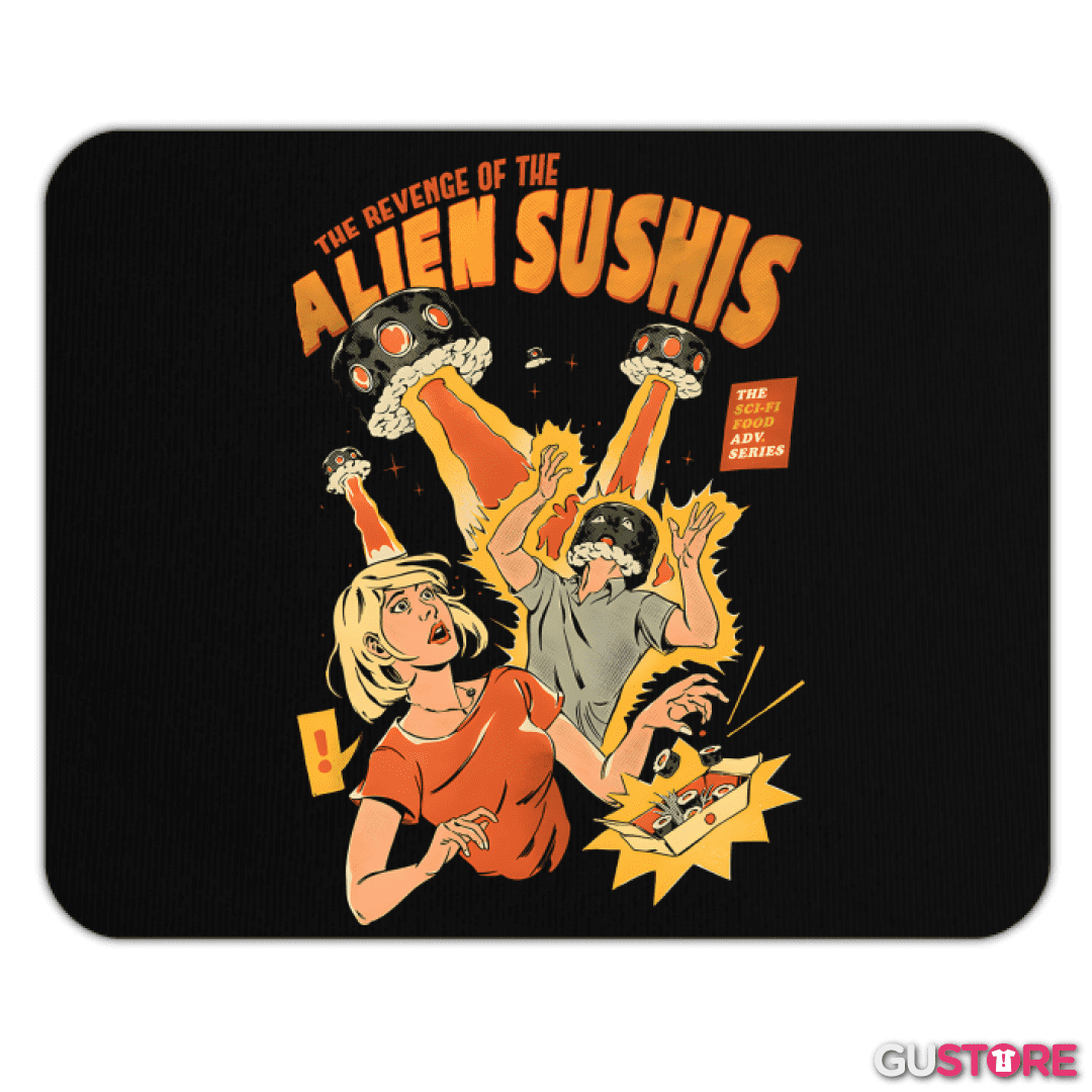 Mousepad Ataque de los Alien Sushis