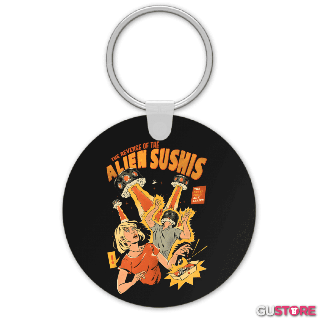 Llavero Ataque de los Alien Sushis