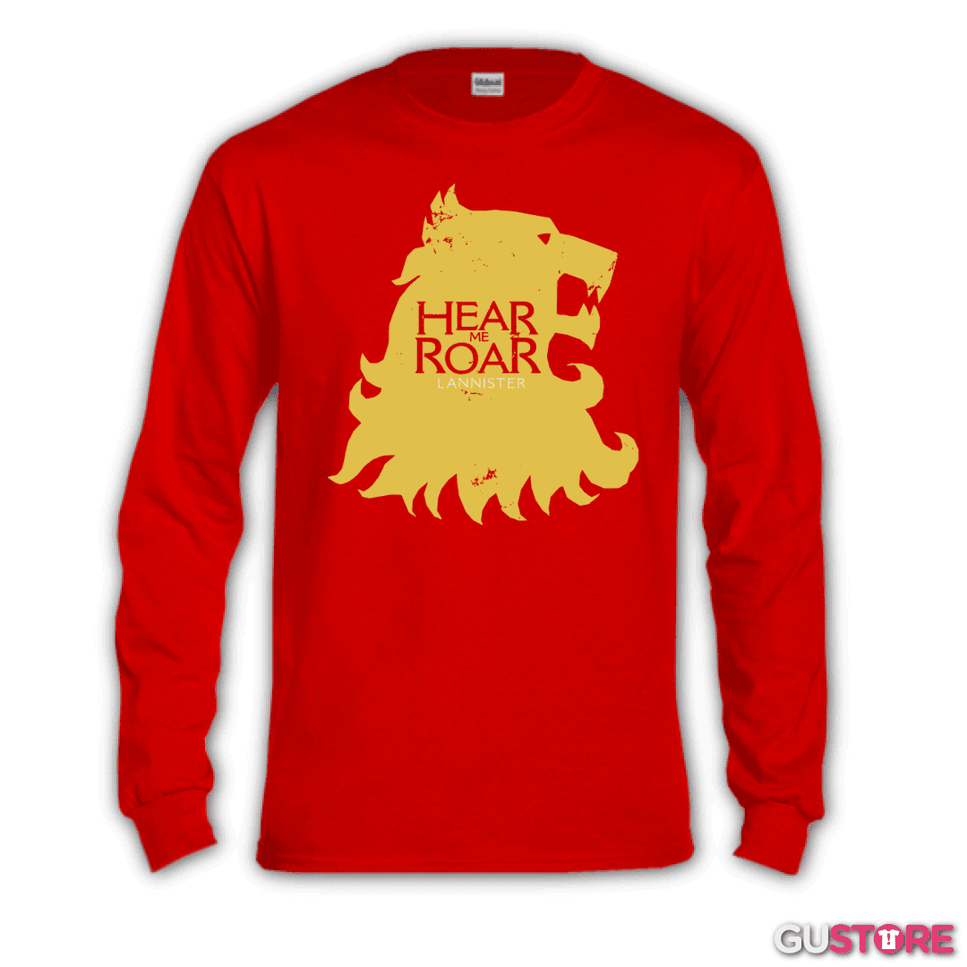 Polera manga larga Hear me Roar