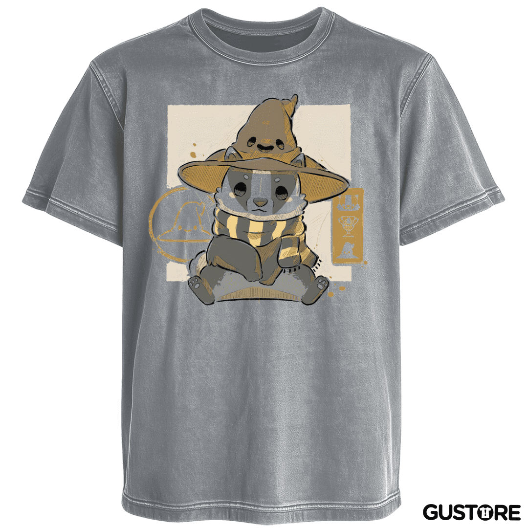 Polera desgastada Cute Hufflepuff