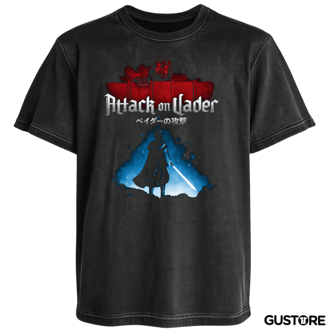 Polera desgastada Attack on Vader