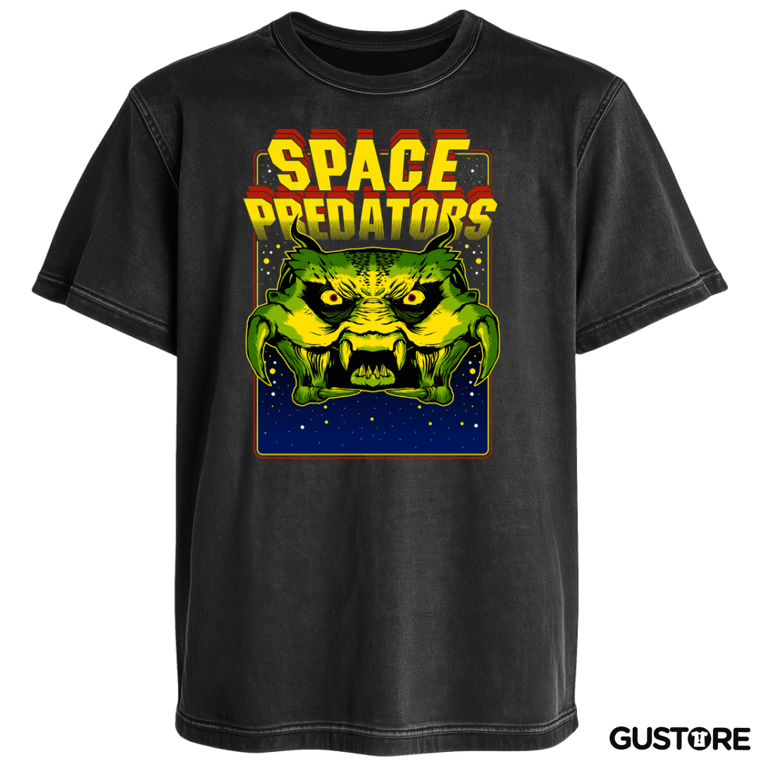 Polera desgastada Space Pradators