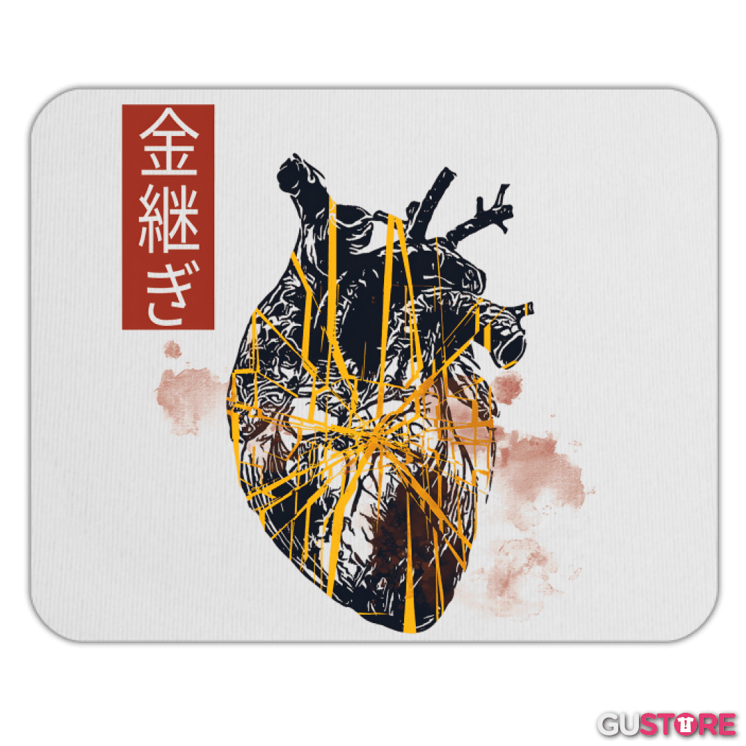 Mousepad Corazón Kintsugi