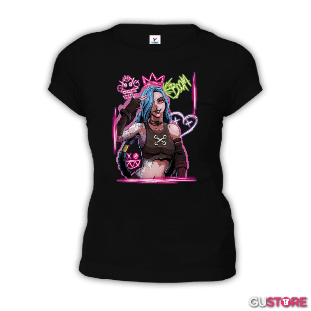 Polera de Mujer Jinx Arcane