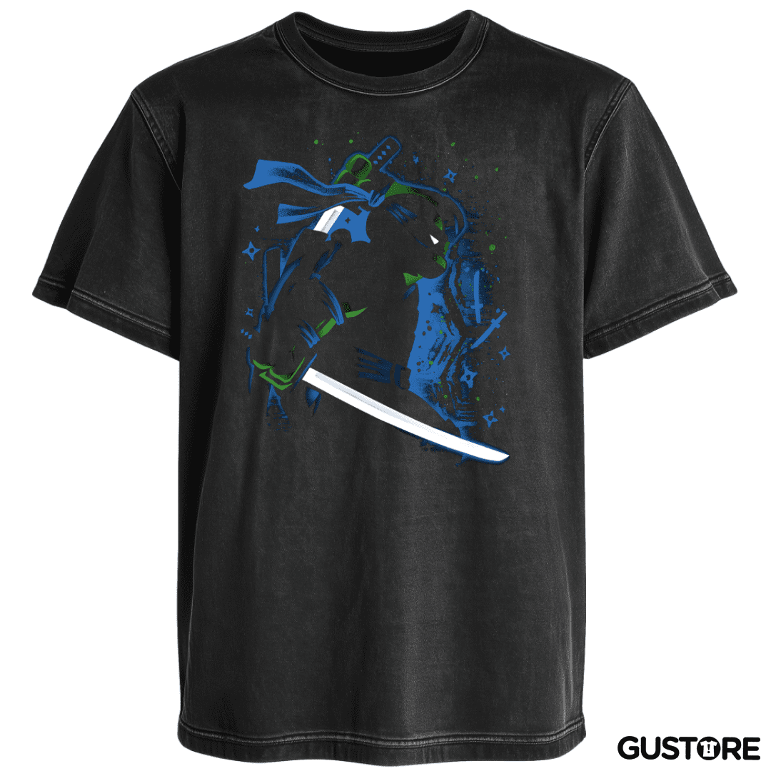 Polera desgastada Tortuga Leonardo
