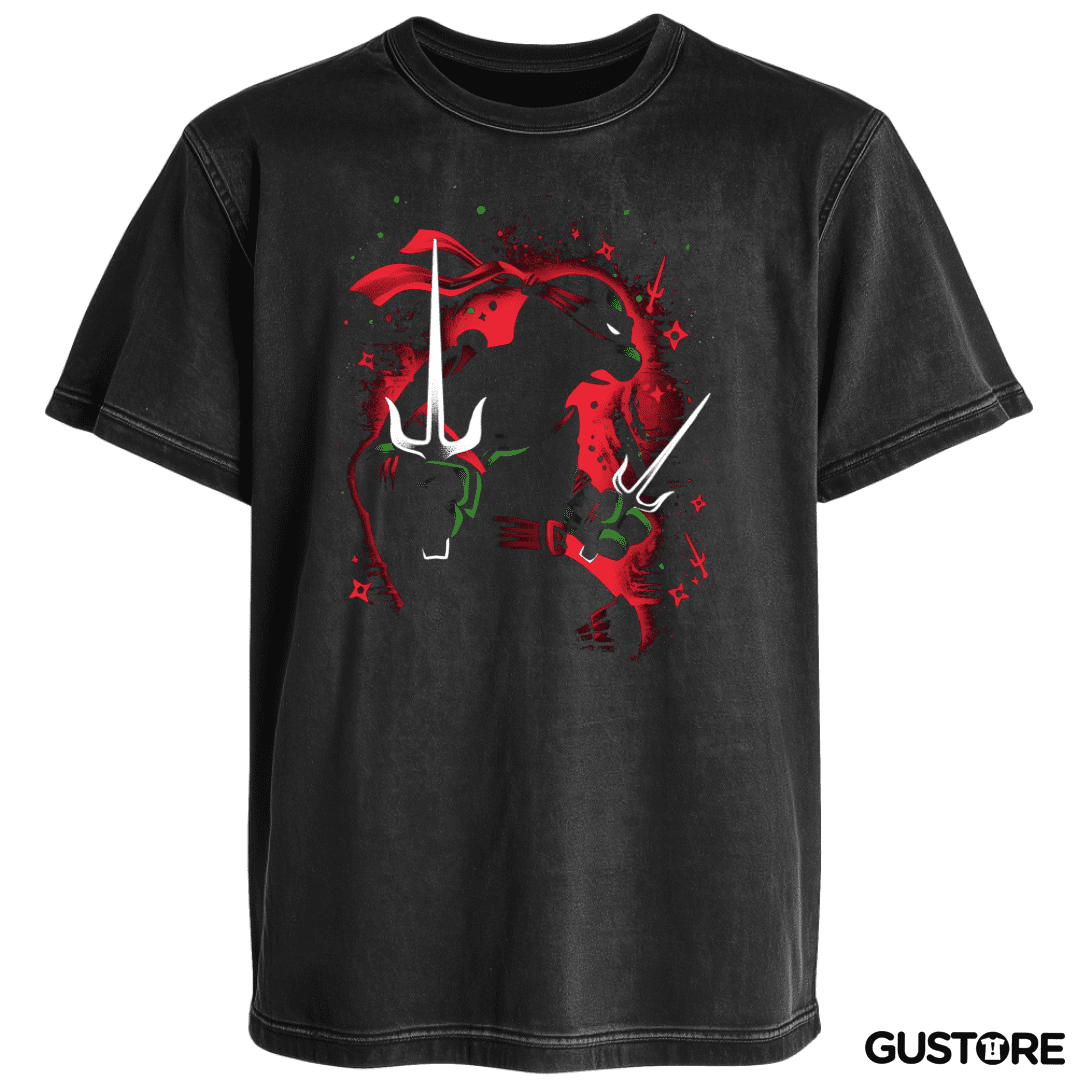 Polera desgastada Tortuga Raphael