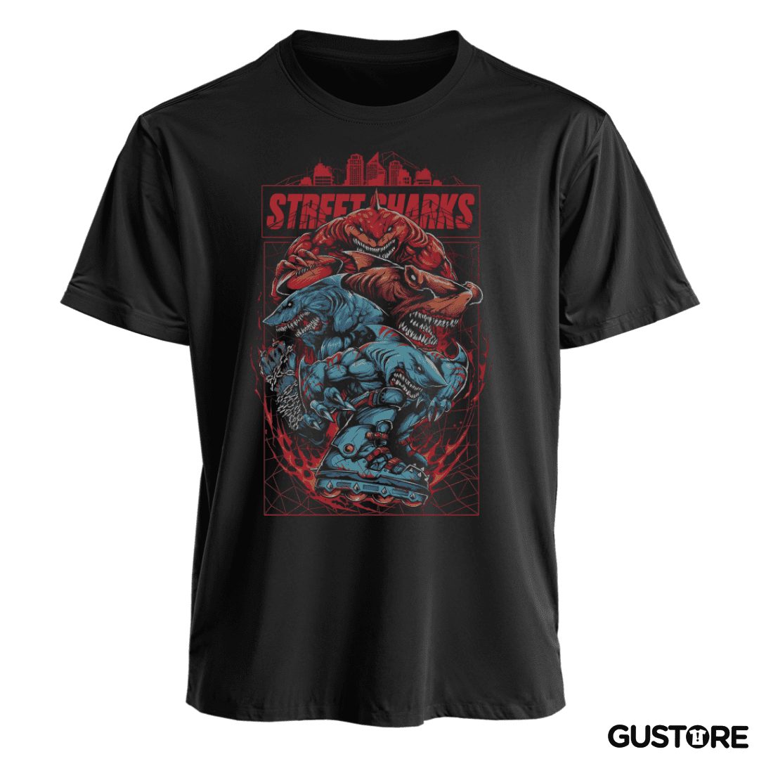 Polera Street Sharks