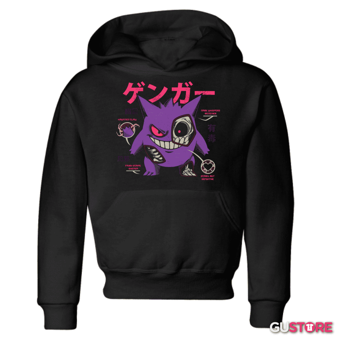 Poleron de niño Anatomía de un Gengar
