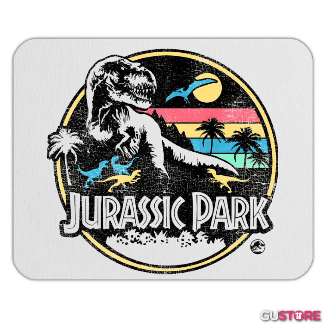 Mousepad Jurassic Park Retro