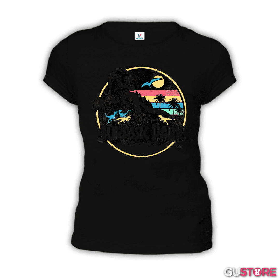 Polera de Mujer Jurassic Park Retro