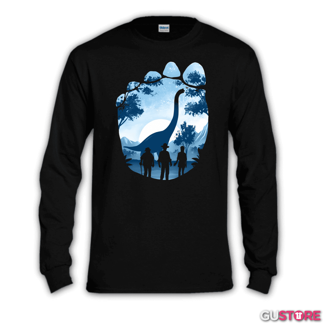 Polera manga larga Huella de Braquiosaurio