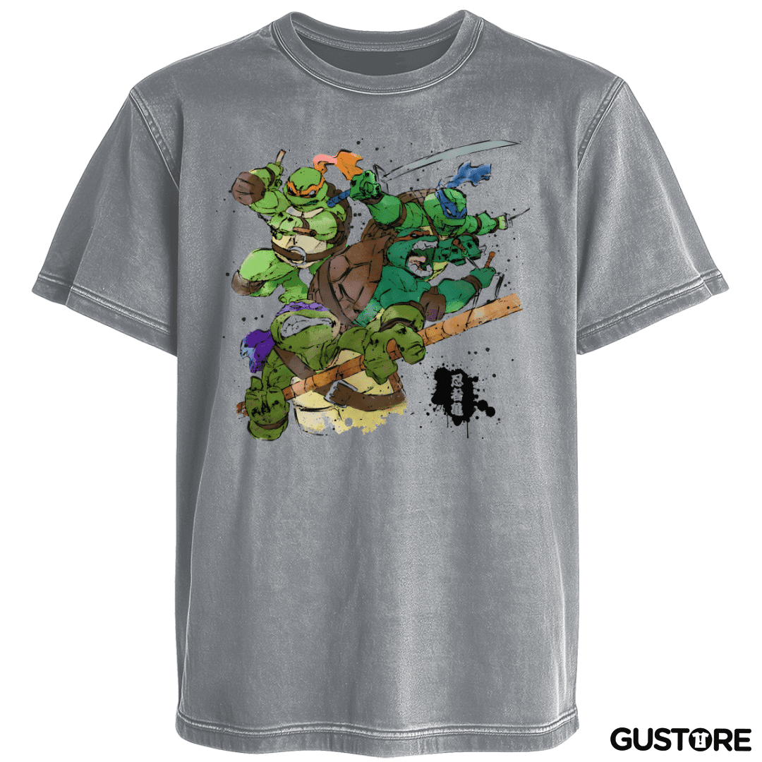 Polera desgastada Tortugas Guerreras