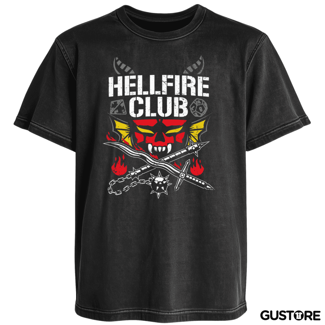 Polera desgastada The Hellfire Club