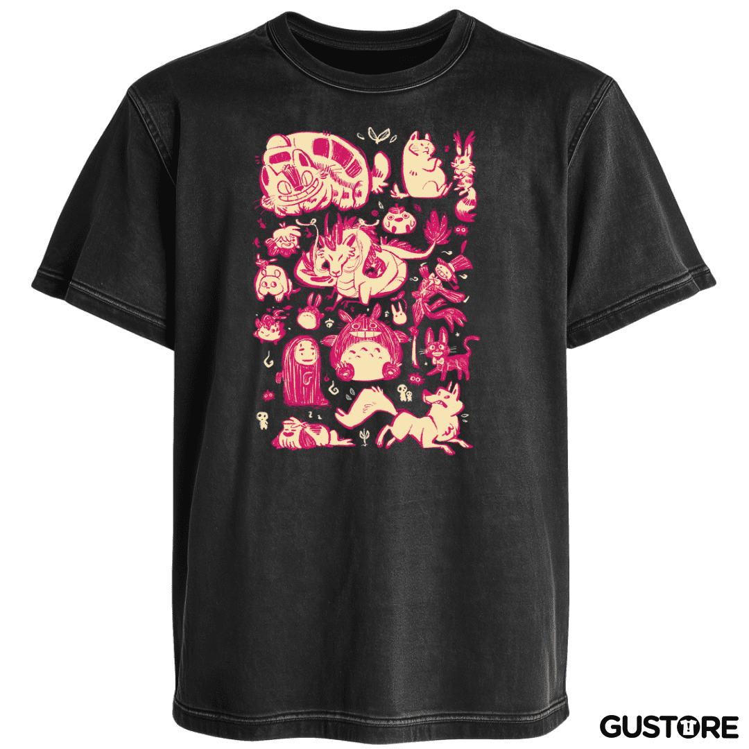 Polera desgastada Criaturas de Otros Mundos