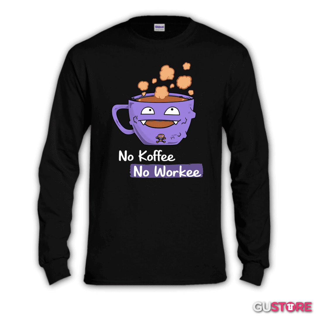 Polera manga larga No Koffee no workee