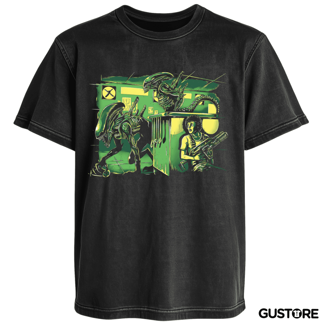 Polera desgastada Alien Park