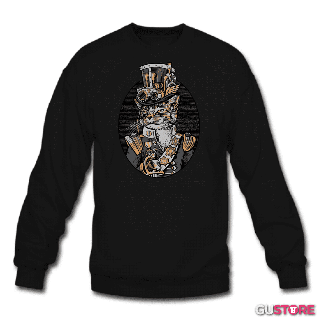 Poleron polo Steampunk cat