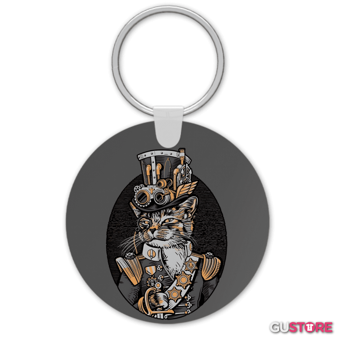 Llavero Steampunk cat