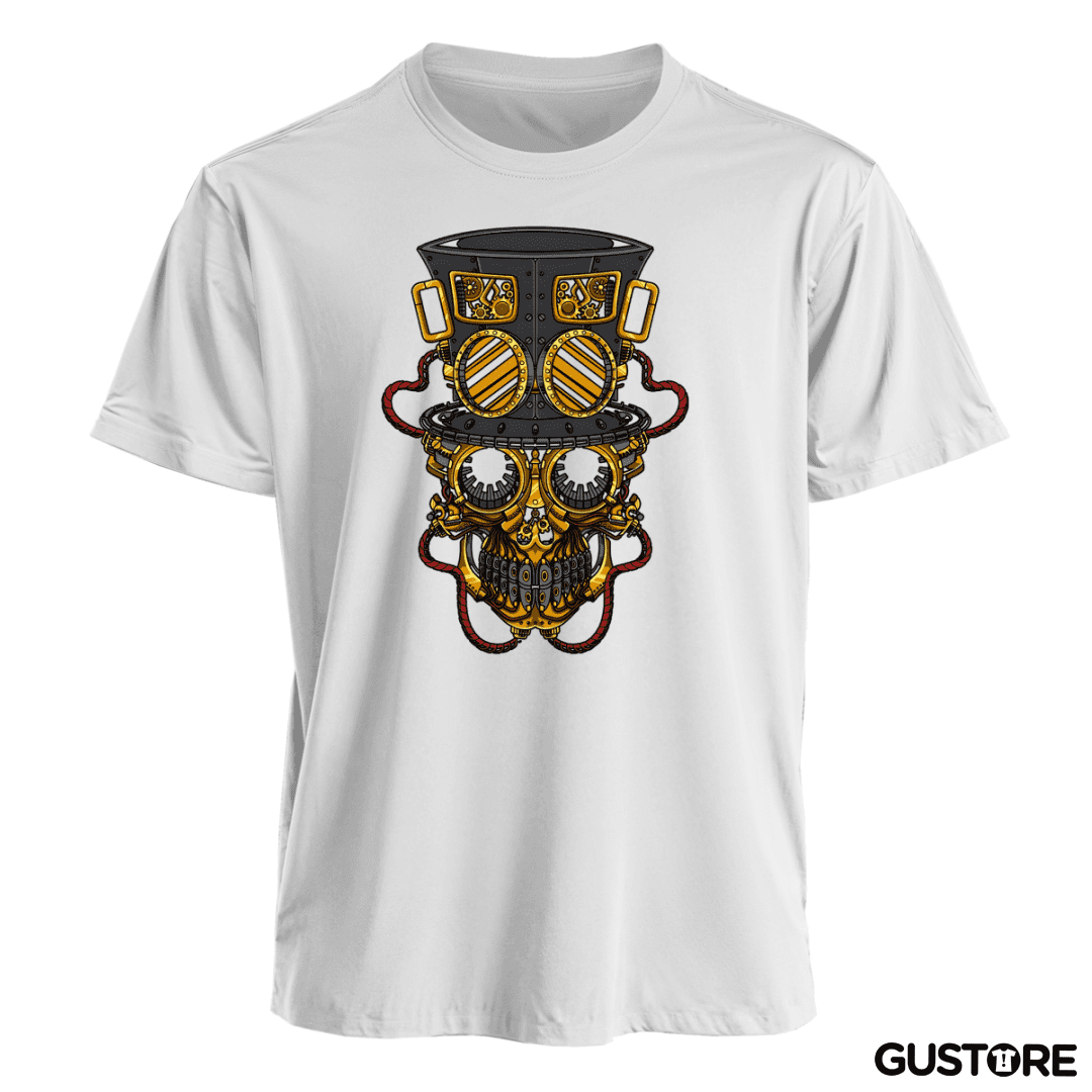 Polera Steampunk skull