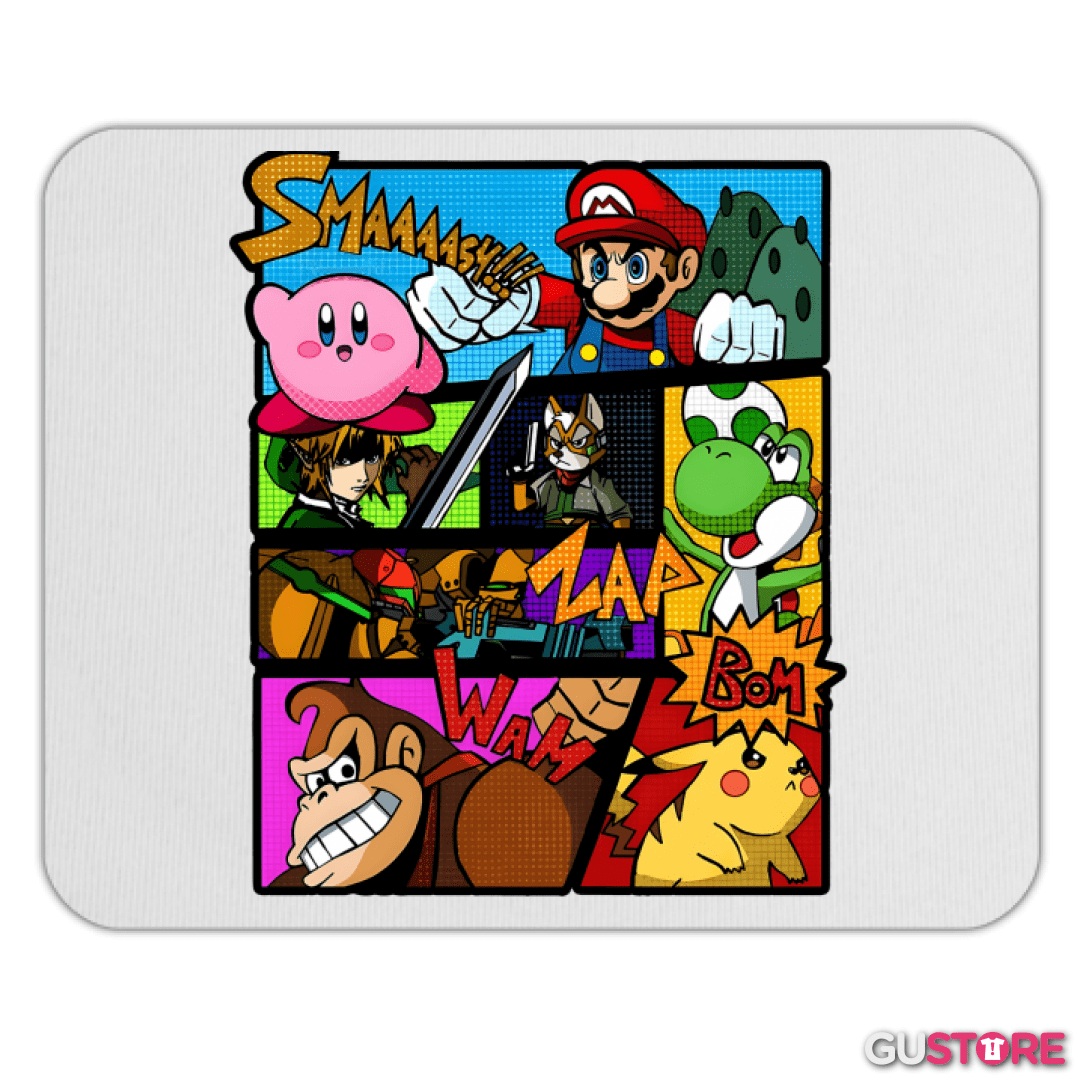 Mousepad Smash Bros