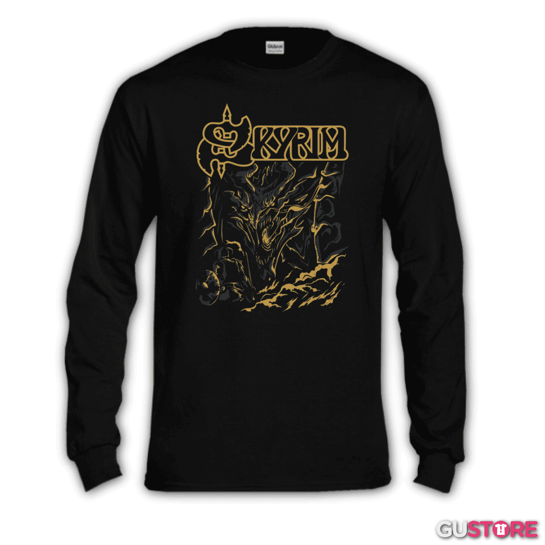 Polera manga larga Skyrim