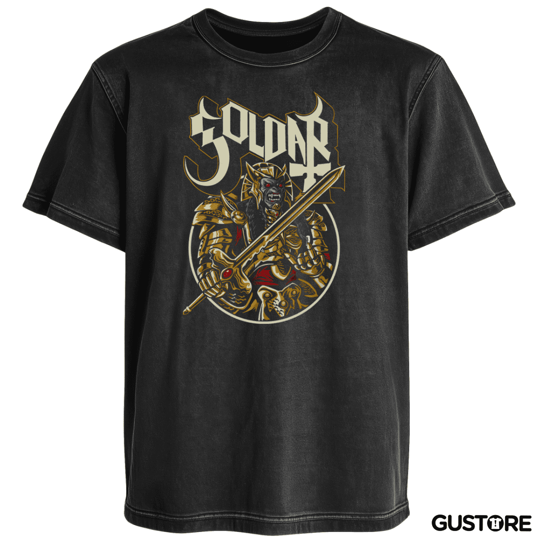 Polera desgastada Goldar 
