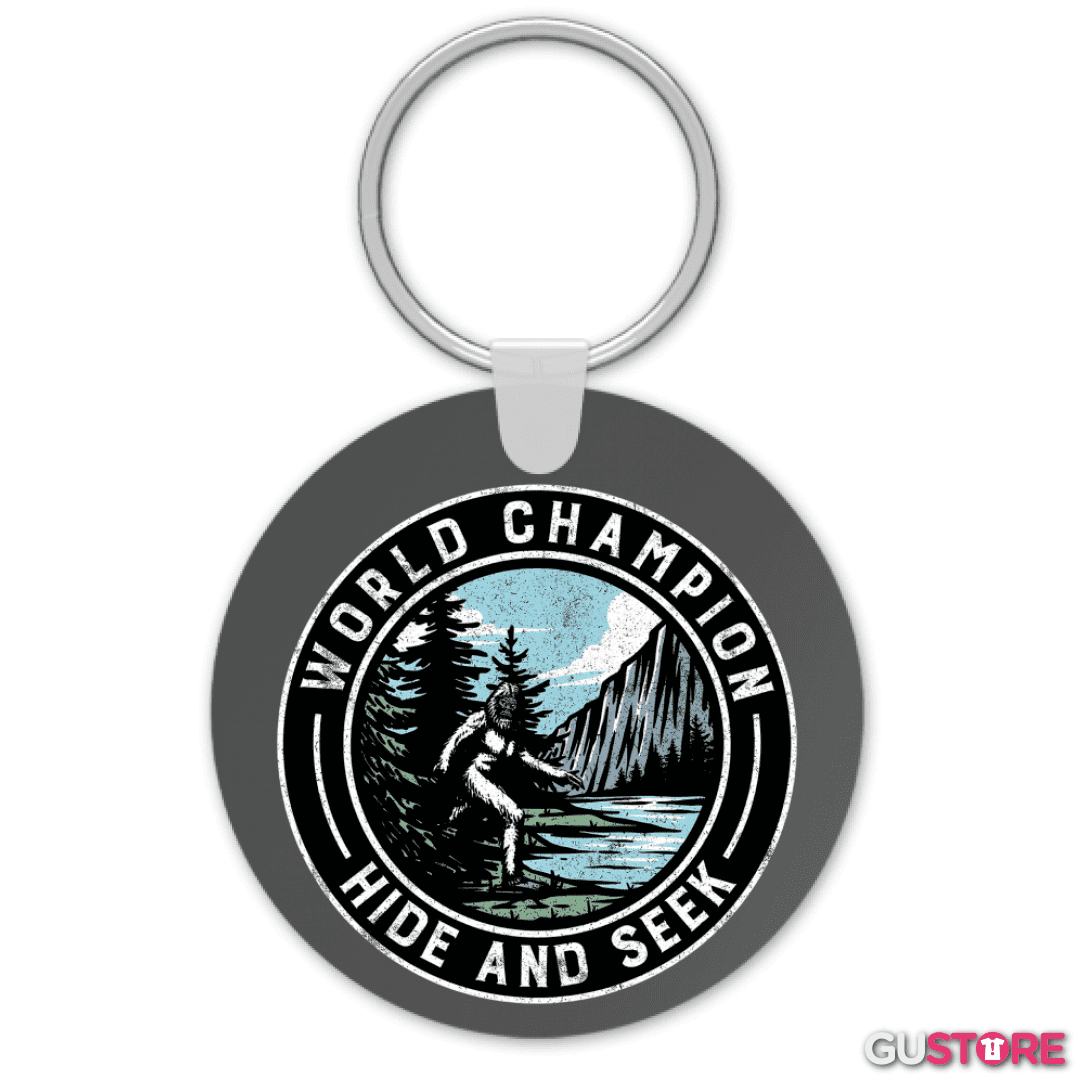 Llavero Campeón mundial de las escondidas