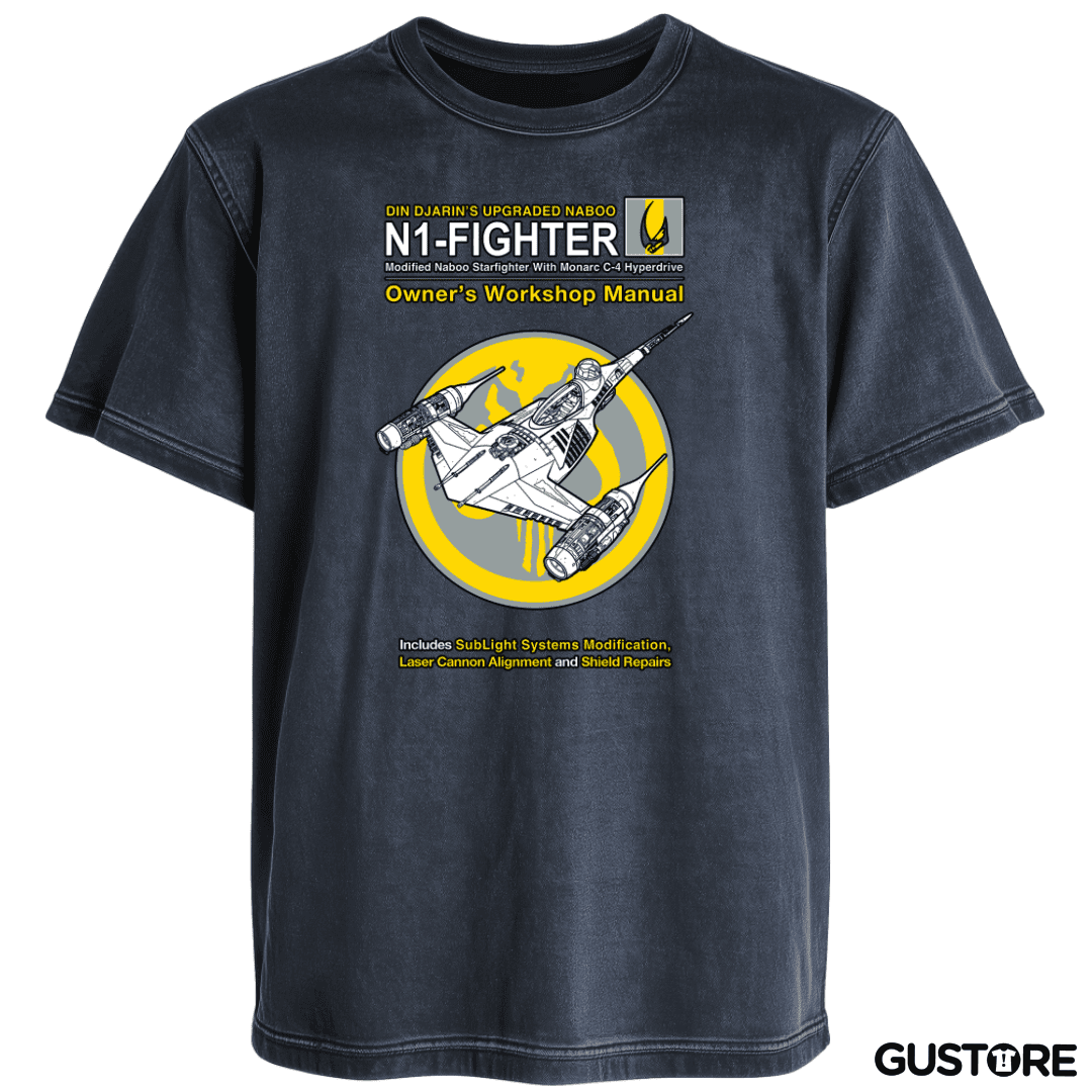 Polera desgastada N1 fighter